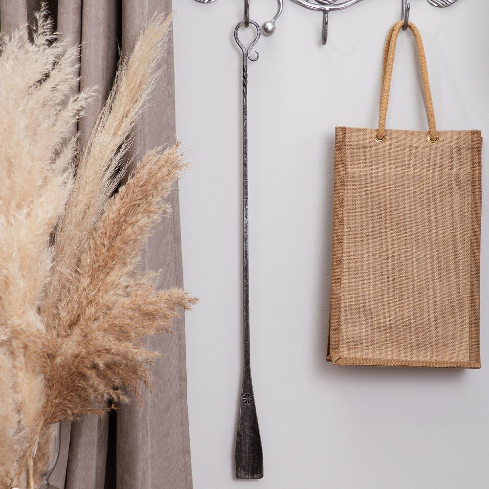 Рожок для обуви кованый Серебро