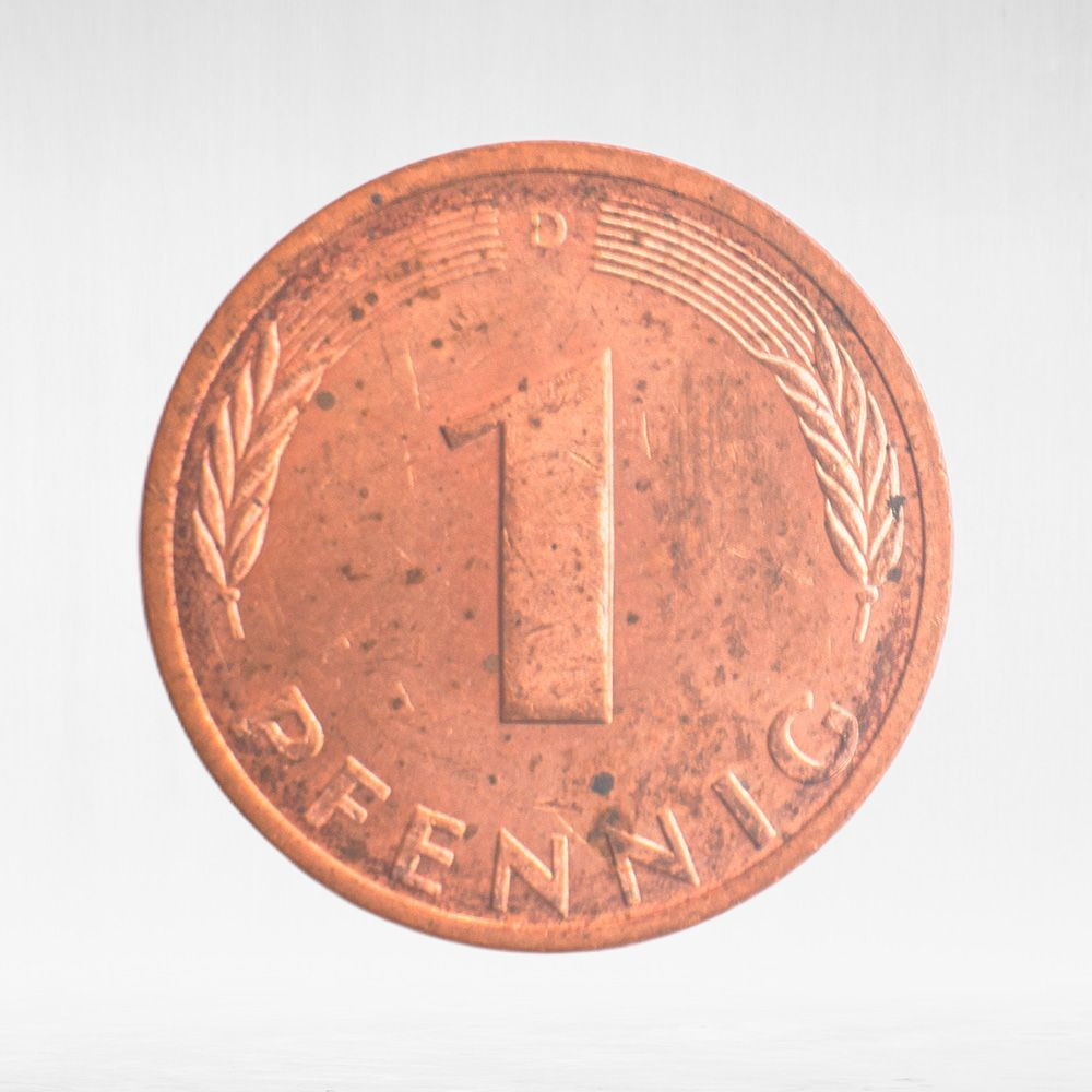 Germany, 1 Pfennig, 1990, (Munich Mint - "D"), VF