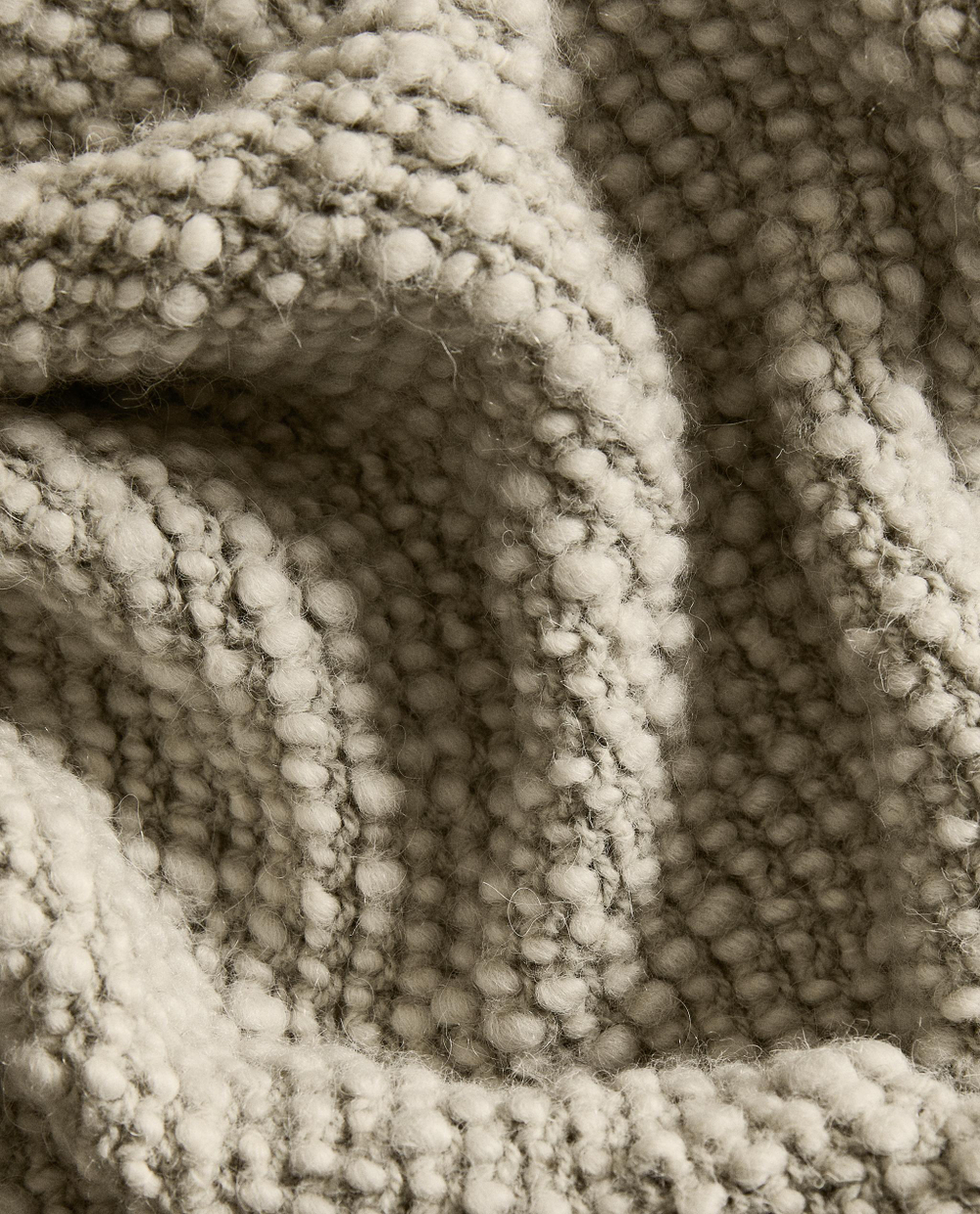 Zara Home плед из шерсти, синий, 140x190 см