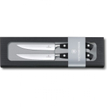 Набор Victorinox кухонный, 2 предмета, лезвие волнистое, черный (подарочная упаковка)