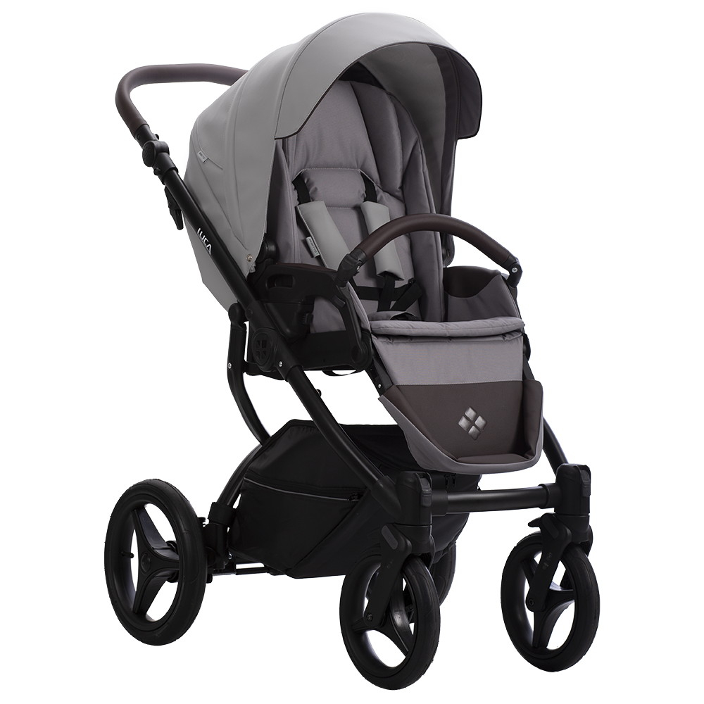 Детская коляска Bebetto Luca Pro 2 в 1 34 св.серая кожа