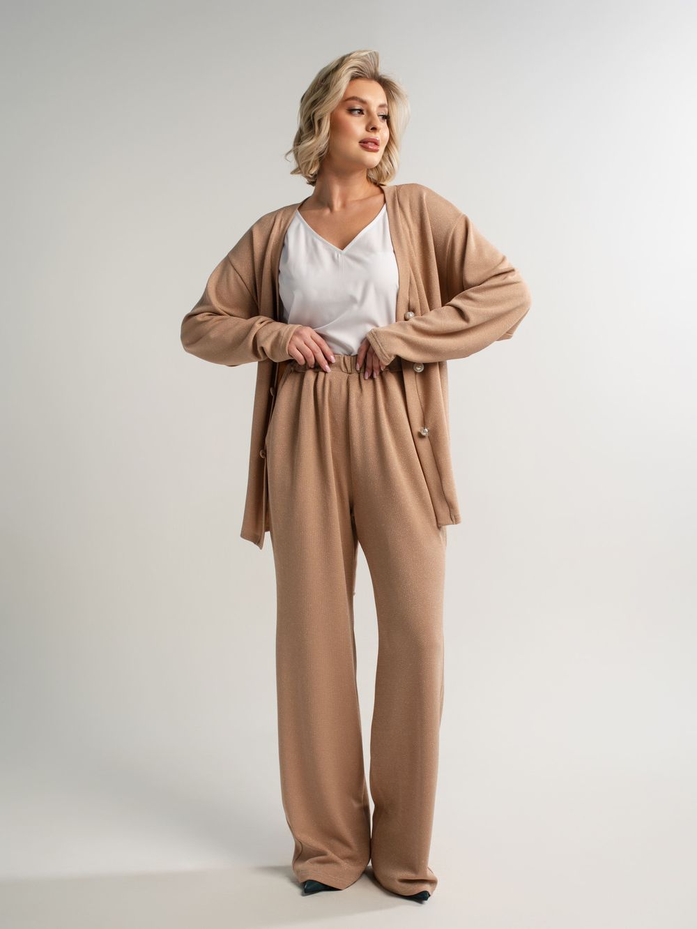 Брюки Вэлери (бежевые) Б15059-39М LT Collection