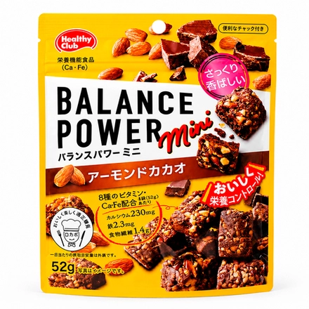Злаково-ореховый батончик Balance Power Mini «Миндаль и какао»