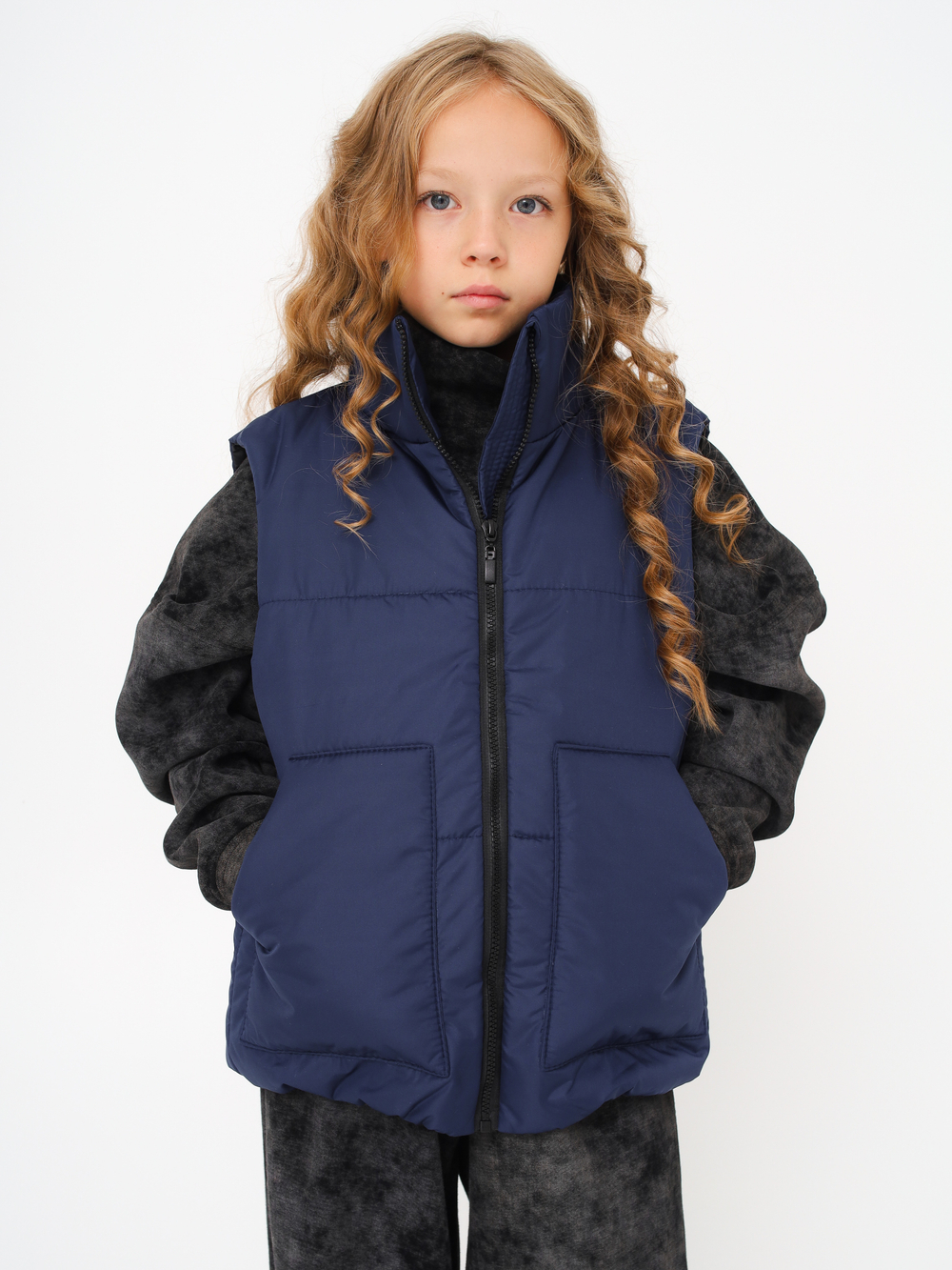 Жилет Base, индиго