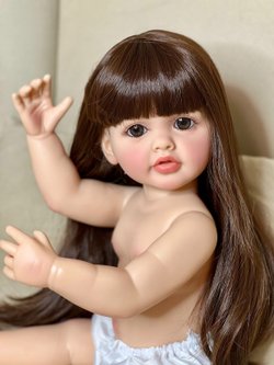Кукла Реборн виниловая 55см без одежды (FA-539W)