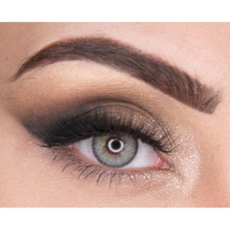 Серо-зеленые линзы на 3 мес. Rainbow platinum