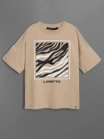 Летний костюм для девочки с лосинами