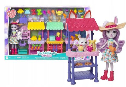Кукла Enchantimals Mattel - Игровой набор с куклой Беккер Банни + аксессуары - Энчантималс HHC17