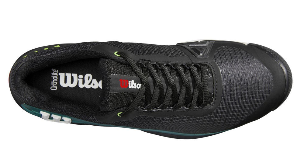 Теннисные кроссовки Wilson Rush Pro 4.0 Blade Clay - black/black/deep teal