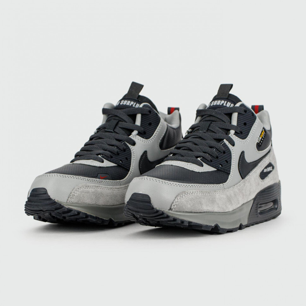 кроссовки Nike Air Max 90 Mid Grey / Black Winter