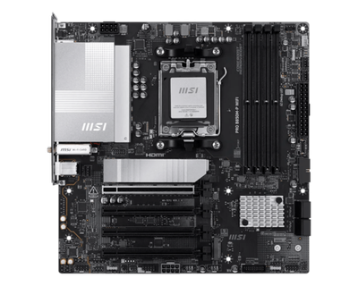 Материнская плата MSI PRO B850M-P WIFI AM5 4xDDR5 4xSATA3 RAID 3xM.2 HDMI DP Type-C mATX