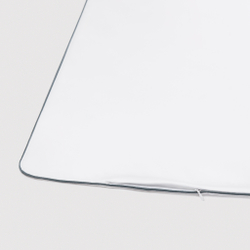 Постельное белье 2 спальное евро Сlaire&Caroll Lune белое с зеленым кантом