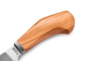 Нож фиксированный Lion Steel Willy - сталь М390, рукоять вдерево олива, ножны кожа