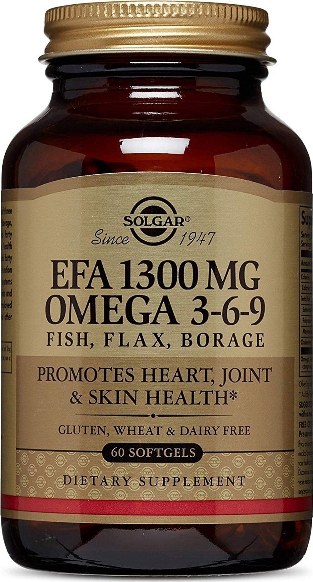 Omega 3-6-9 1300 mg 60 softgels (Solgar)
