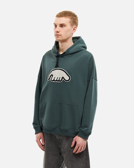 Толстовка ANTEATER Hoodie Marengo-White-Logo