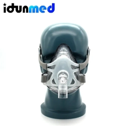 Полнолицевая маска BMC CPAP без лба, Bipap APAP с головным убором, принадлежности для апноэ во сне, аксессуары для дыхания против храпа