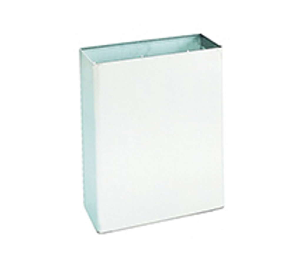 Контейнер для мусора настенный без крышки 23 л. нерж. сталь NOFER 14077.B глянцевый