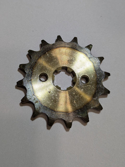 - Звезда ведущая передняя скоростная 428 - 16 для мотоцикла с валом 17 мм, сталь