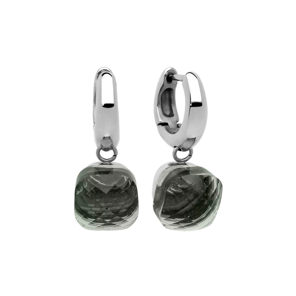 Серьги Qudo Firenze light grey 300141 BW/S