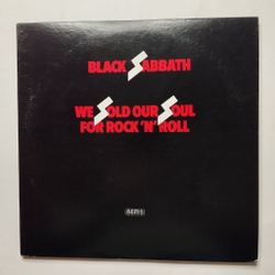 Винтажная виниловая пластинка LP Black Sabbath We Sold Our Soul For Rock N Roll (Japan 1980) (No Obi)