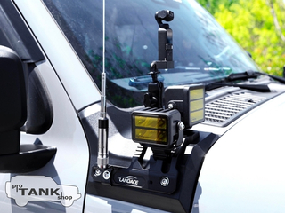 Кронштейны (л/п) крепления доп.света (черный цвет) LANDACE для TANK 300