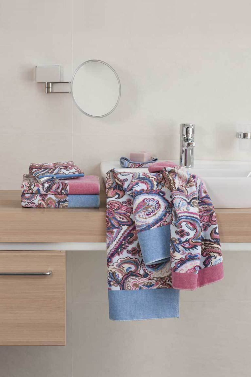 Полотенце 50x100 Feiler Maharani sky 202 hellblau