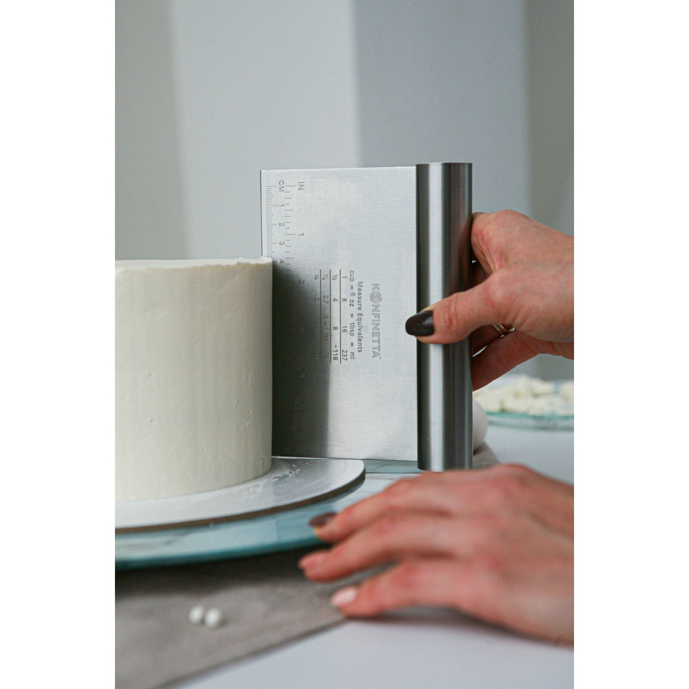 Шпатель кондитерский с размерной линейкой KONFINETTA, 15×11.5 см