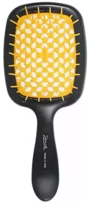Расческа для волос JANEKE SuperBrush The Original Черный Желтый
