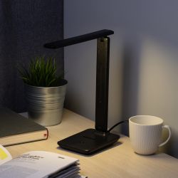 Настольный светильник ЭРА NLED-508-7W-BK светодиодный черный