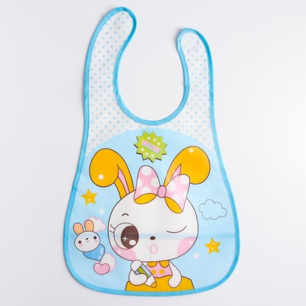 1890561 Нагрудник с карманом для мальчика, непромокаемый, на липучке, цвета МИКС