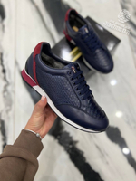 Кроссовки Zilli из кожи питона