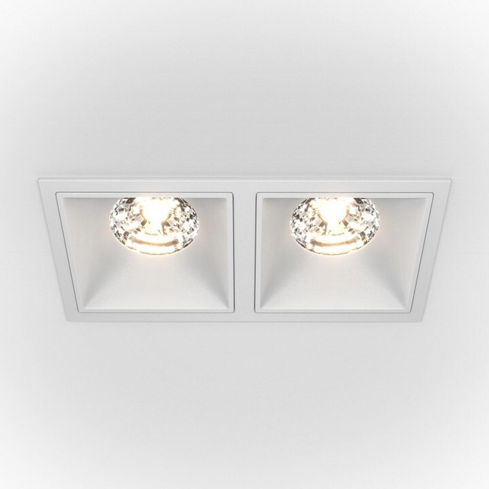 Встраиваемый светильник Maytoni Alfa DL043-02-15W3K-SQ-W