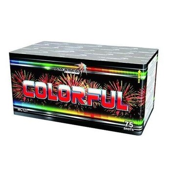 Батарея салютов COLORFUL (76/0,8; 1; 1,2) MC121