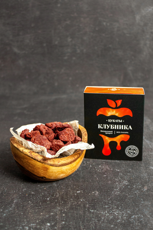 Клубника. Цукаты на сиропе топинамбура