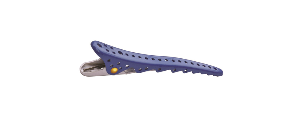 Зажимы Y.S.Park  Shark Clip YS-09*2 (2 шт.) синий металлик