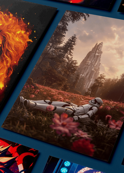 Картина на стену на металле от MetallSubArt "Звездные войны"