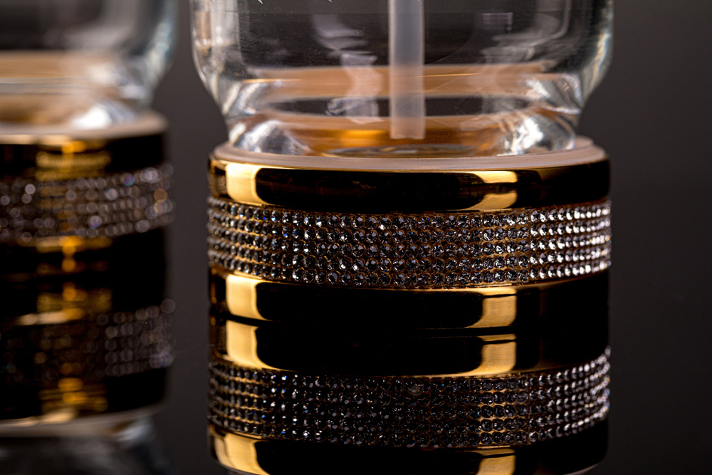 Boheme Настольный диспенсер ROYALE CRISTAL BLACK BR