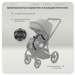 Детская коляска Rant Garda 3 в 1 с автокреслом Carry Pro Graphite Olive
