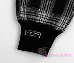 теплые брюки клетка манжеты на резинке плис 4861