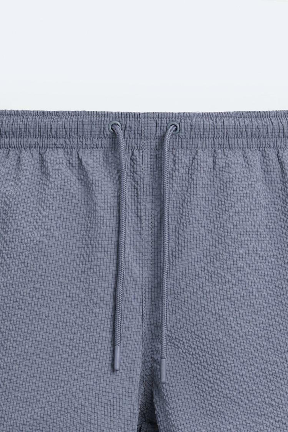 ZARA ПЛАВКИ В КЛЕТКУ, СИНИЕ / СЕРЫЕ