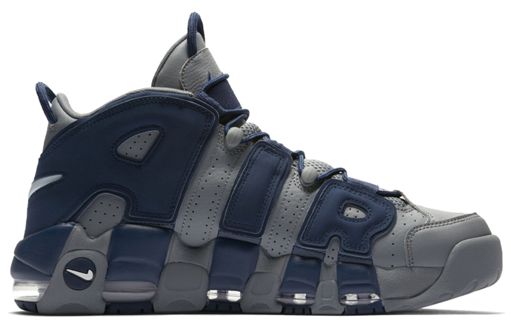 Кроссовки Nike Air More Uptempo "Cool Grey Midnight Navy"
