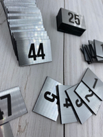 пластиковые номерки на гардероб