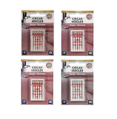 Иглы ORGAN, упаковка БЛИСТЕР Супер Стрейч (5шт/уп) №75