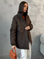 Куртка весенняя удлиненная с капюшоном