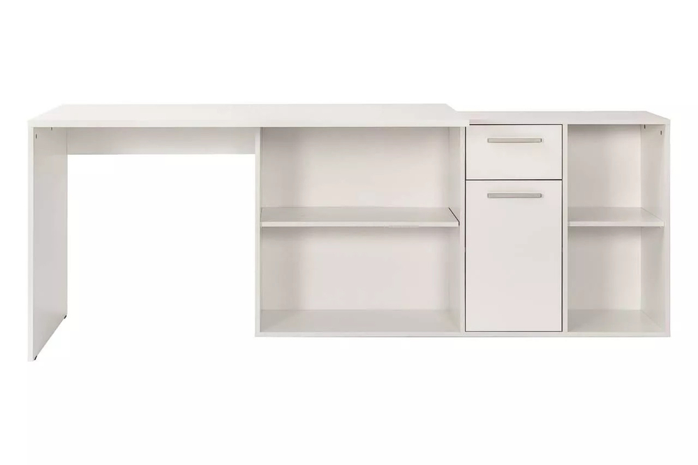 Лайт стол письменный 03.245 Белый шагрень