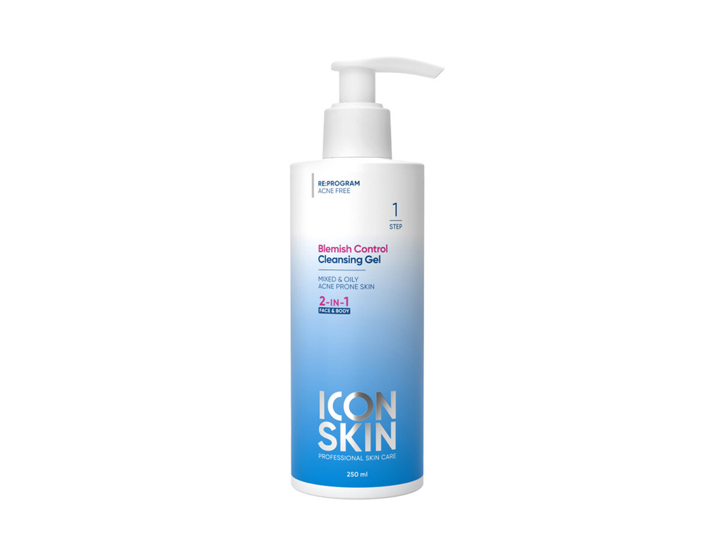 ICON SKIN Blemish Cotnrol Cleansing Gel Очищающий гель для лица и тела 250 мл