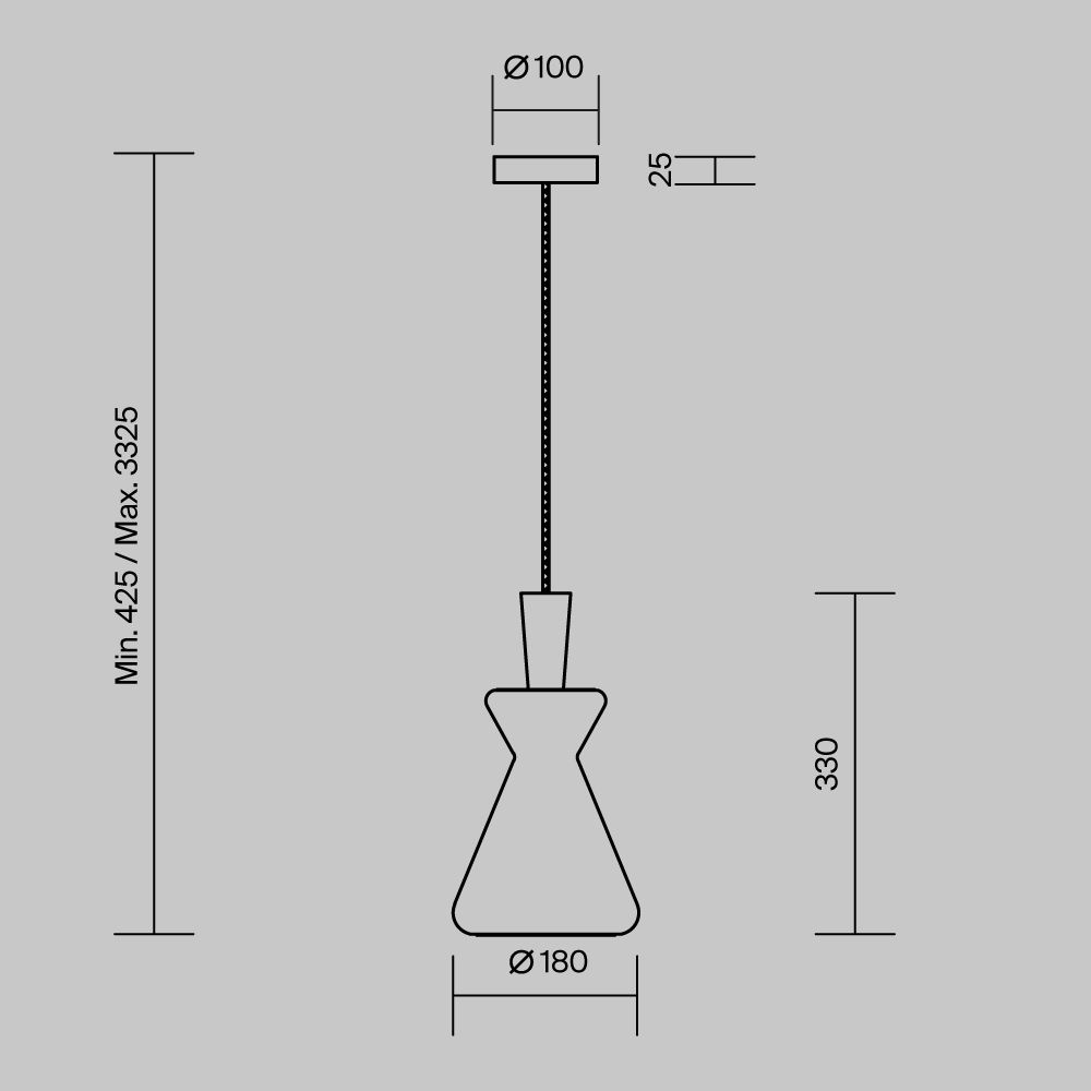 Светильник подвесной Maytoni Toys MOD405PL-01W2