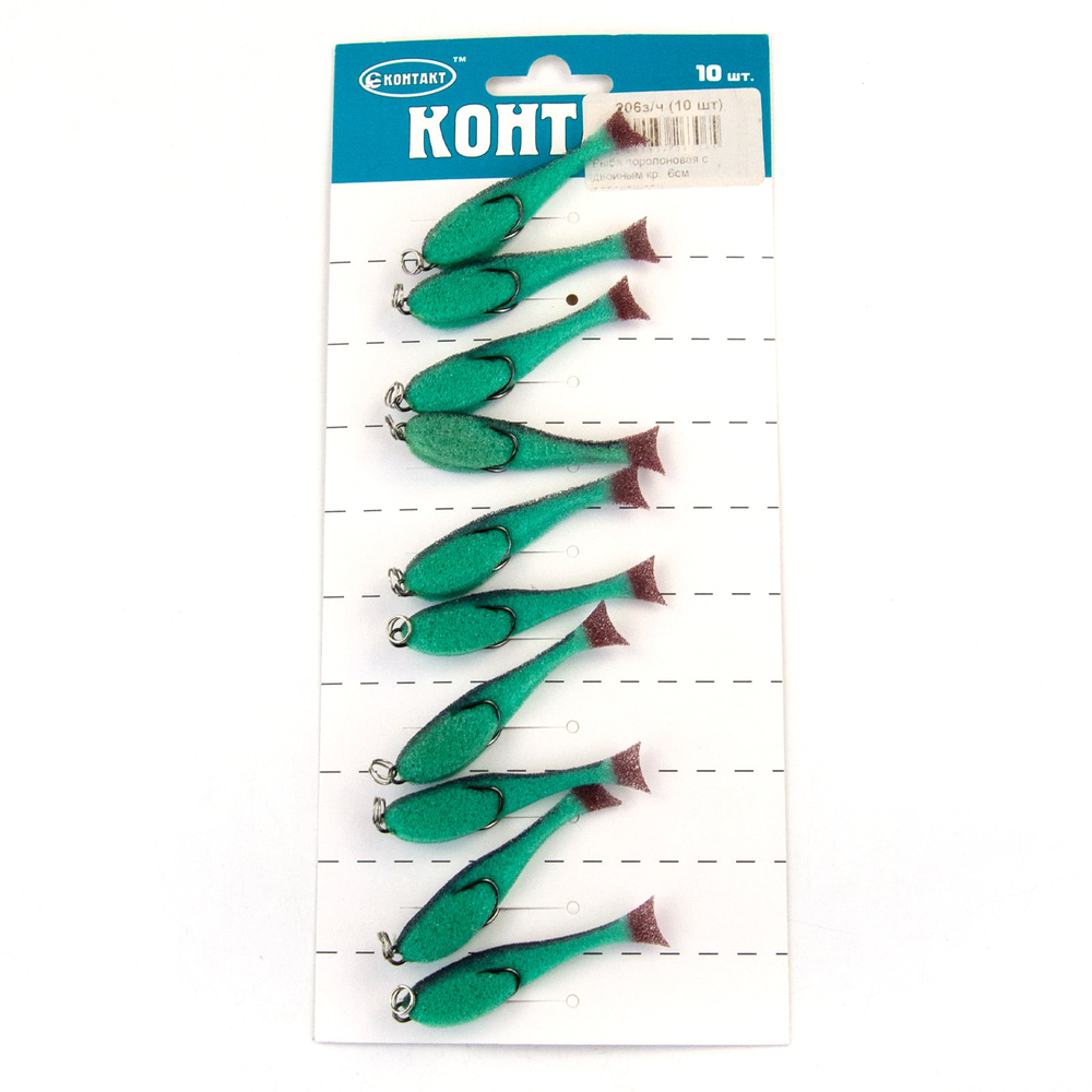 Поролоновая рыбка (двойник) Контакт (6см)