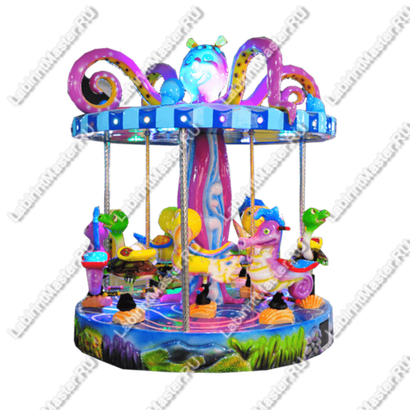 Электрическая карусель детская 4KIDS "Морской праздник"