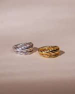 Кольцо ORI TAO, Merida, разъемное, крученое, OT24.2-19-40427 (золотистый)